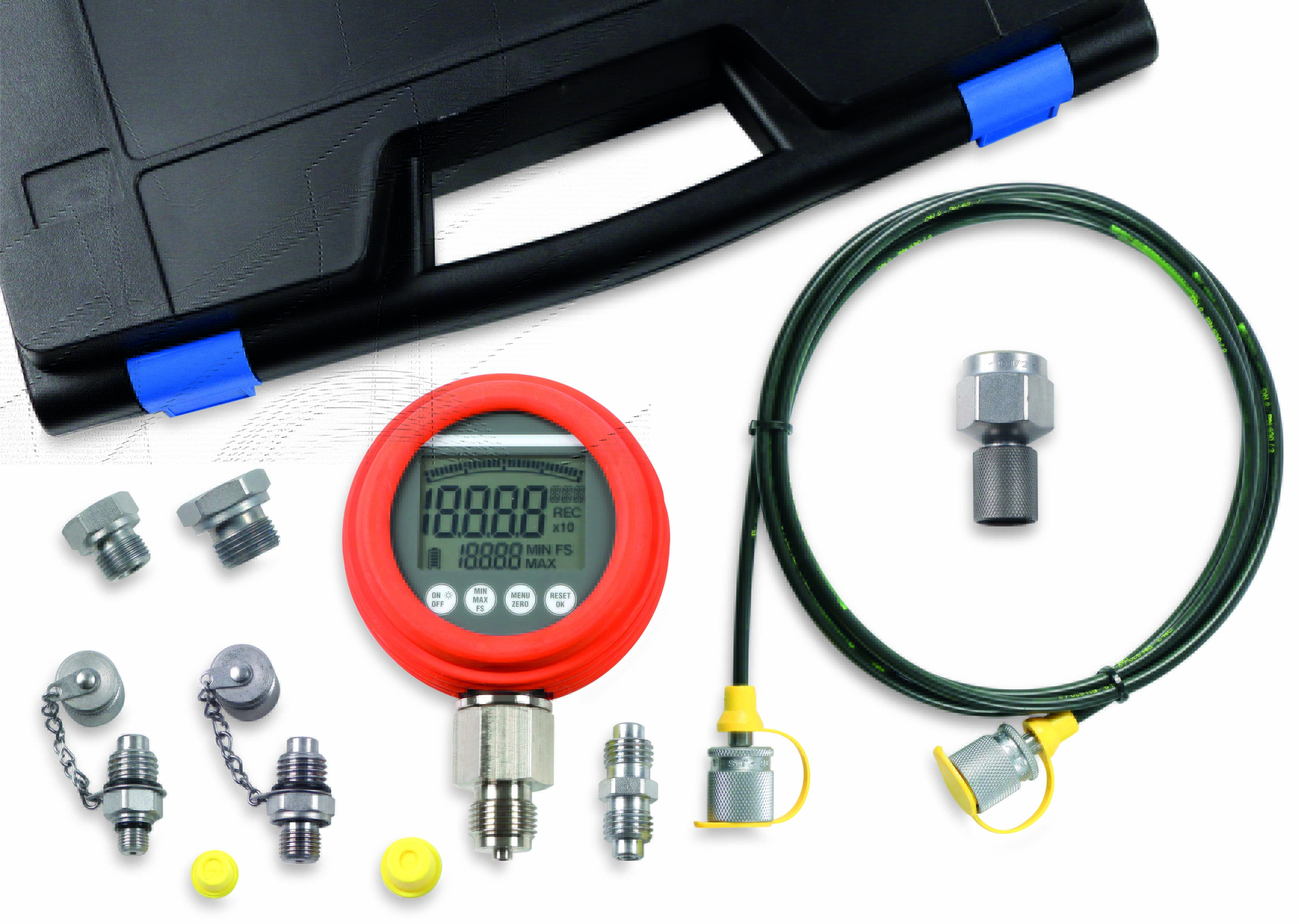 Hydraulik-Prüfkoffer Digital 1 Manometer