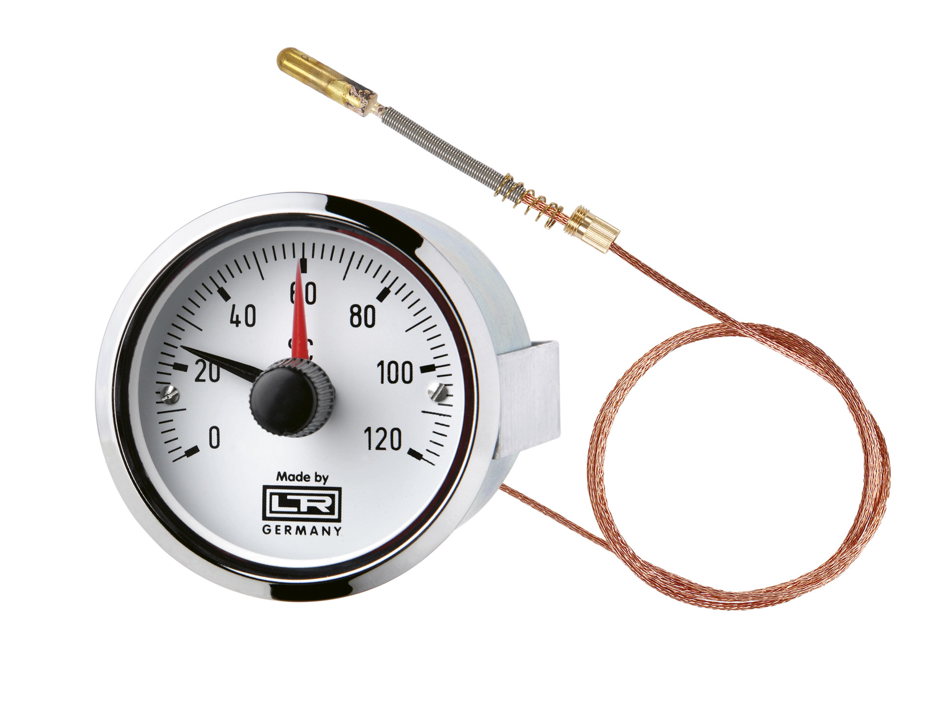 Elektromechanischer Temperaturregler für Fronttafeleinbau (ohne Bimetallkompensation)